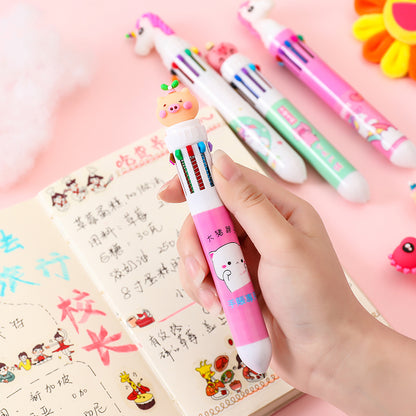 Add Fun and Color to Your Writing with the Little Angel Cartoon Multicolor Ballpoint Pen ✍️🌈