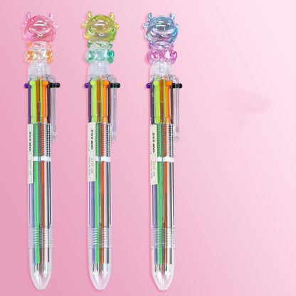 Add Fun and Color to Your Writing with the Little Angel Cartoon Multicolor Ballpoint Pen ✍️🌈