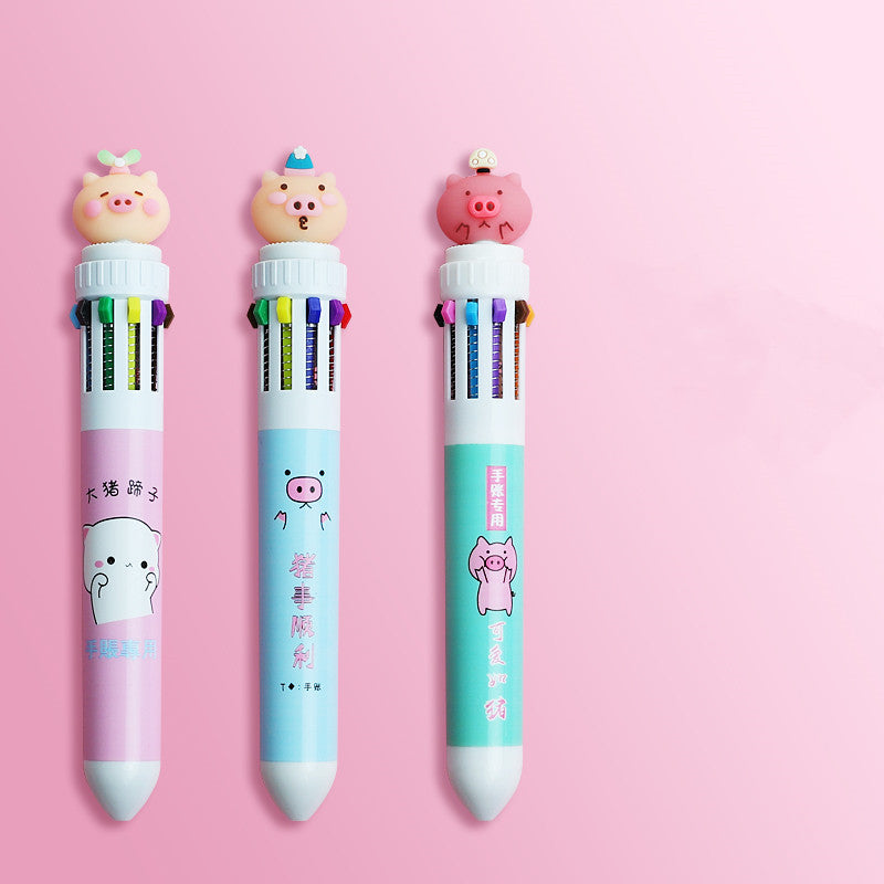 Add Fun and Color to Your Writing with the Little Angel Cartoon Multicolor Ballpoint Pen ✍️🌈