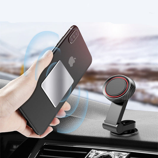 360 Degree Rotating Desktop Folding Magnetic Car Navigation Mobile Phone Holder Car Dashboard Support Frame Auto Accessories