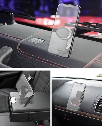 360 Degree Rotating Desktop Folding Magnetic Car Navigation Mobile Phone Holder Car Dashboard Support Frame Auto Accessories