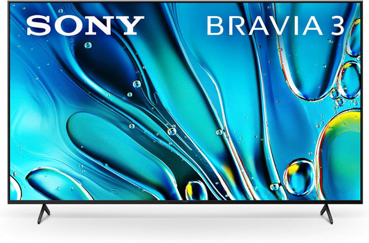 75-Inch Class 4K Ultra HD BRAVIA 3 LED Smart TV with Google TV, Dolby Vision HDR, and Exclusive Features for Playstation®5 (K-75S30), 2024 Model