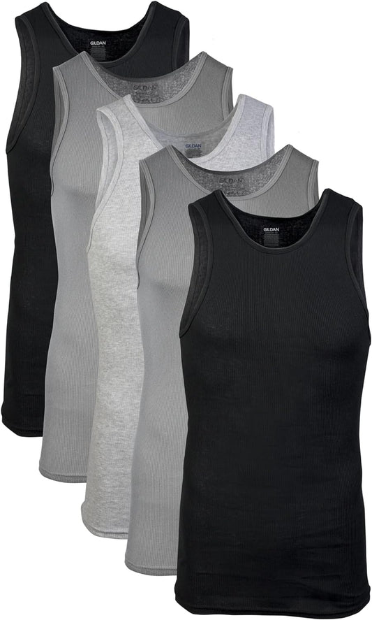 Men'S A-Shirt Tanks, Multipack, Style G1104