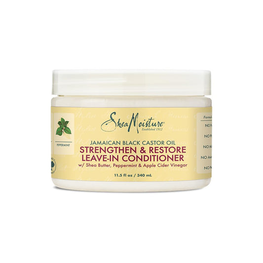 Jamaican Black Castor Oil Leave in Conditioner for Damaged Hair 100% Pure to Soften and Detangle 11.5Oz